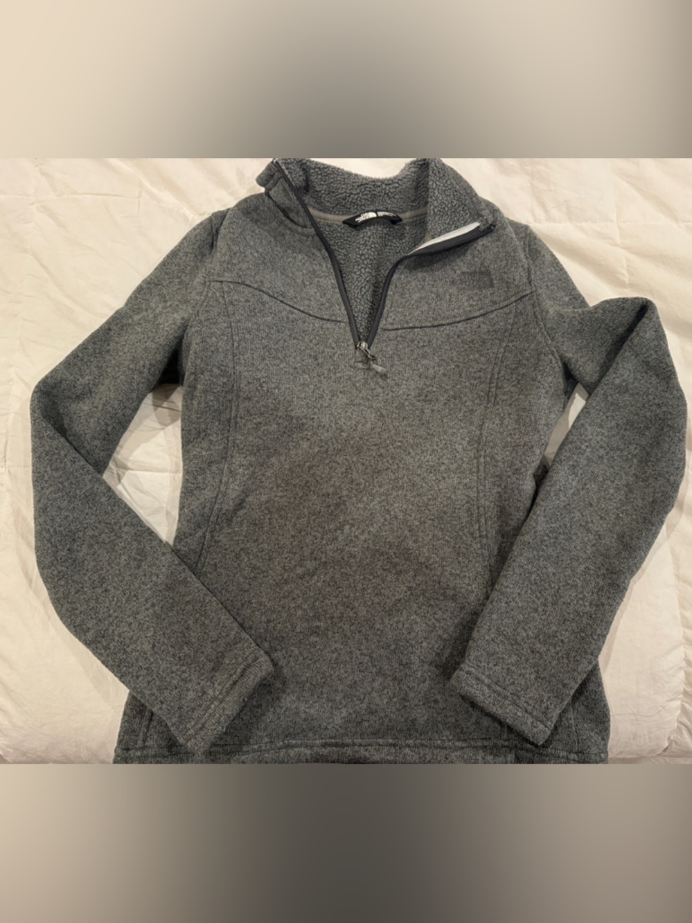The North Face Dark Gray Quarter-Zip Fleece Pullover